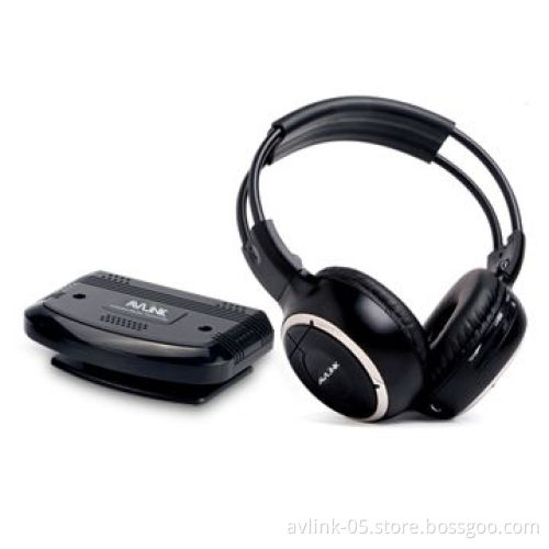RF/UHF 915MHz Wireless Headphone with Built-in Battery and Speakers, Active Noise Reduction Function